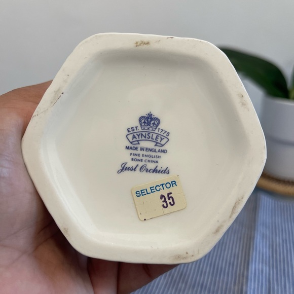 Aynsley the orchid vase - Picture 5 of 5